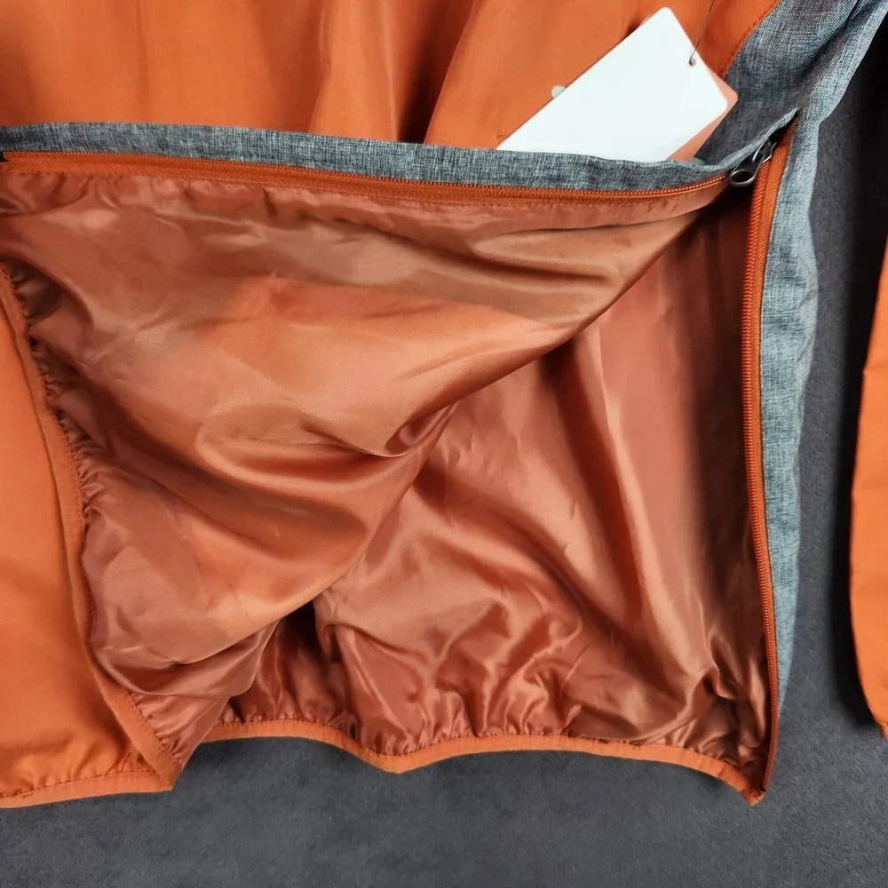 Texas Longhorns Windbreaker Mens XL Orange Pullover Jacket GIII